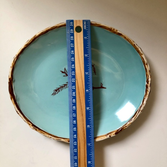 NWOT Bird Plate for Serving or Display in Robin’s Egg Blue - Picture 4 of 5